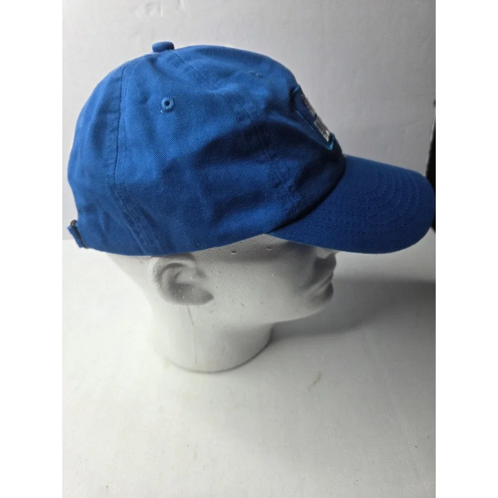 Bud Light Hat Mens Royal Blue Embroidered Logo Adjustable Strapback Dad Cap OSFM